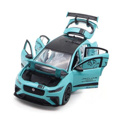 [TOY] 1:32 Jaguar 2018 I-Pace eTrophy Blue Model Car Die-Cast