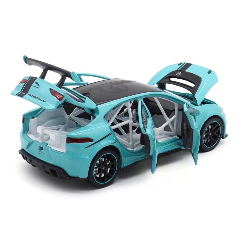 [TOY] 1:32 Jaguar 2018 I-Pace eTrophy Blue Model Car Die-Cast