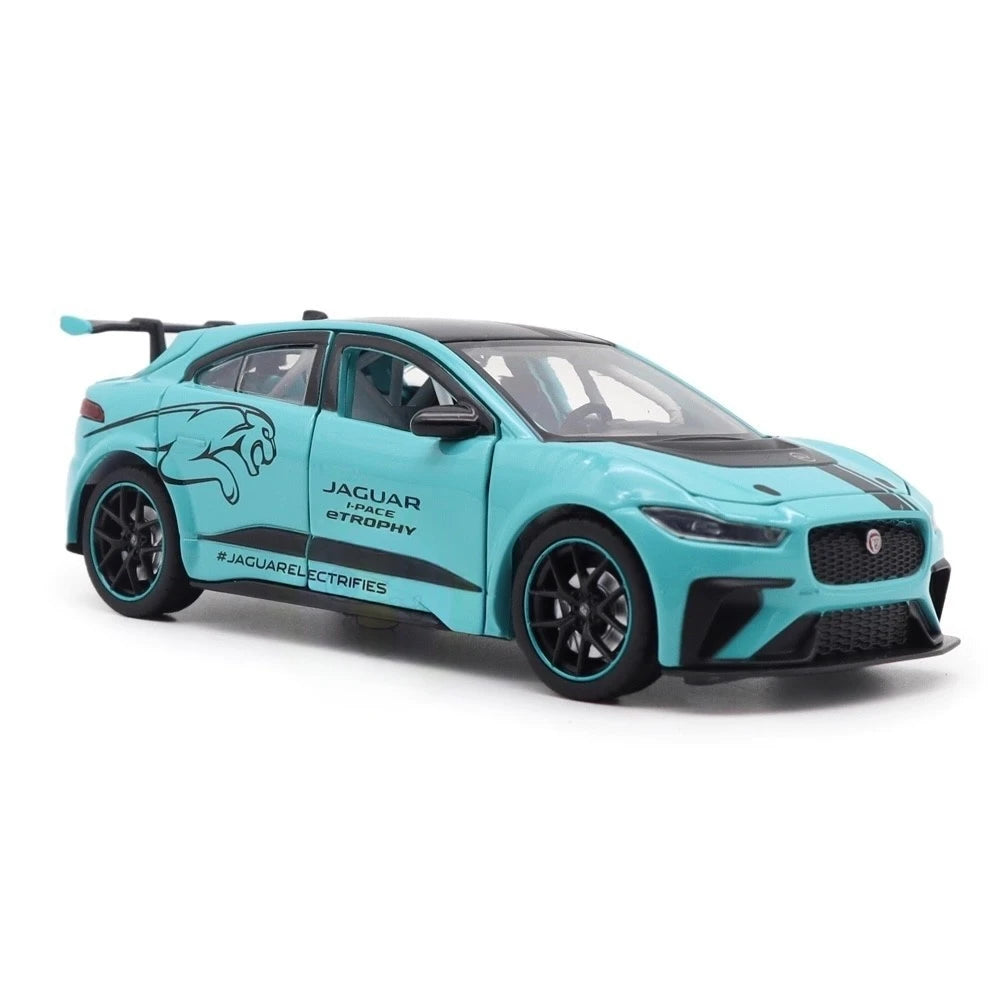 [TOY] 1:32 Jaguar 2018 I-Pace eTrophy Blue Model Car Die-Cast