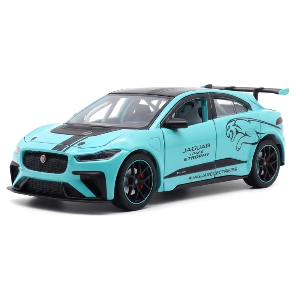 [TOY] 1:32 Jaguar 2018 I-Pace eTrophy Blue Model Car Die-Cast