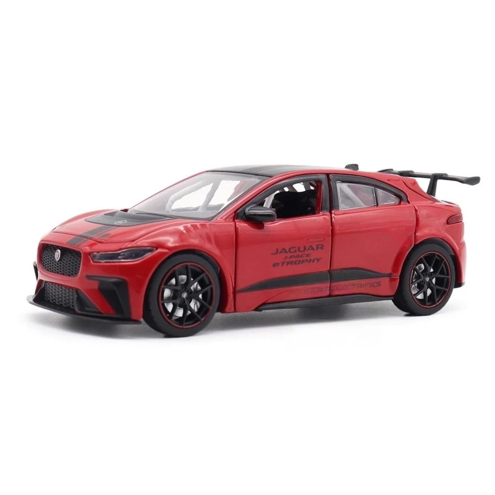 [TOY] 1:32 Jaguar 2018 I-Pace eTrophy Red Model Car Die-Cast
