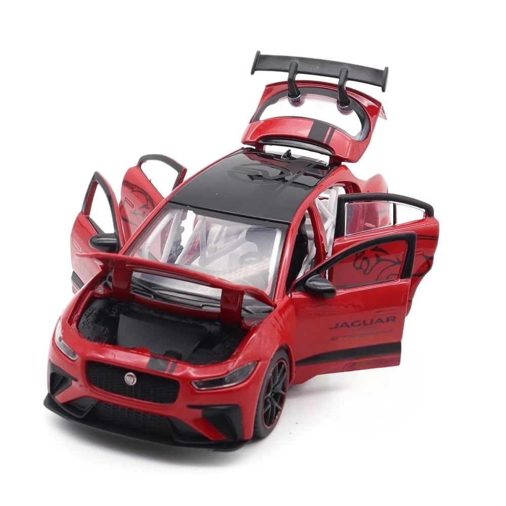 [TOY] 1:32 Jaguar 2018 I-Pace eTrophy Red Model Car Die-Cast