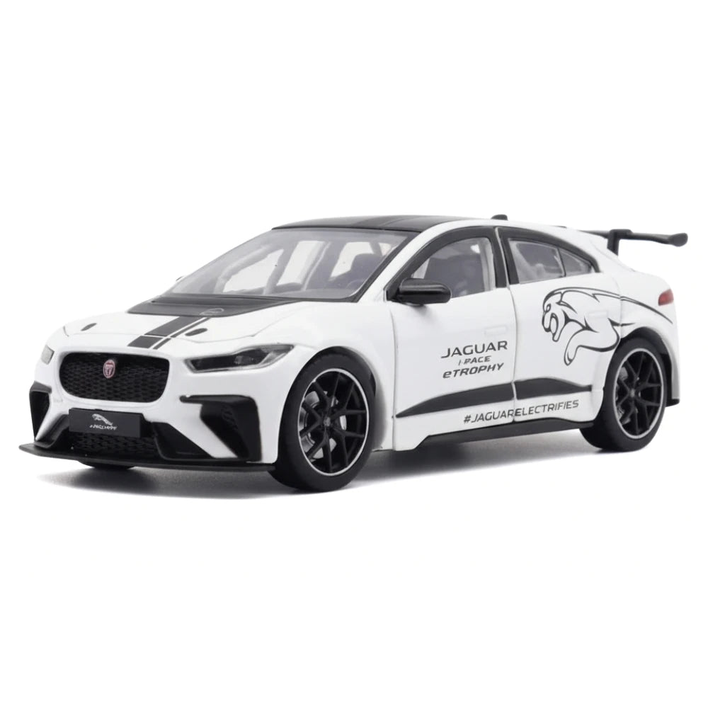 [TOY] 1:32 Jaguar 2018 I-Pace eTrophy White Model Car Die-Cast