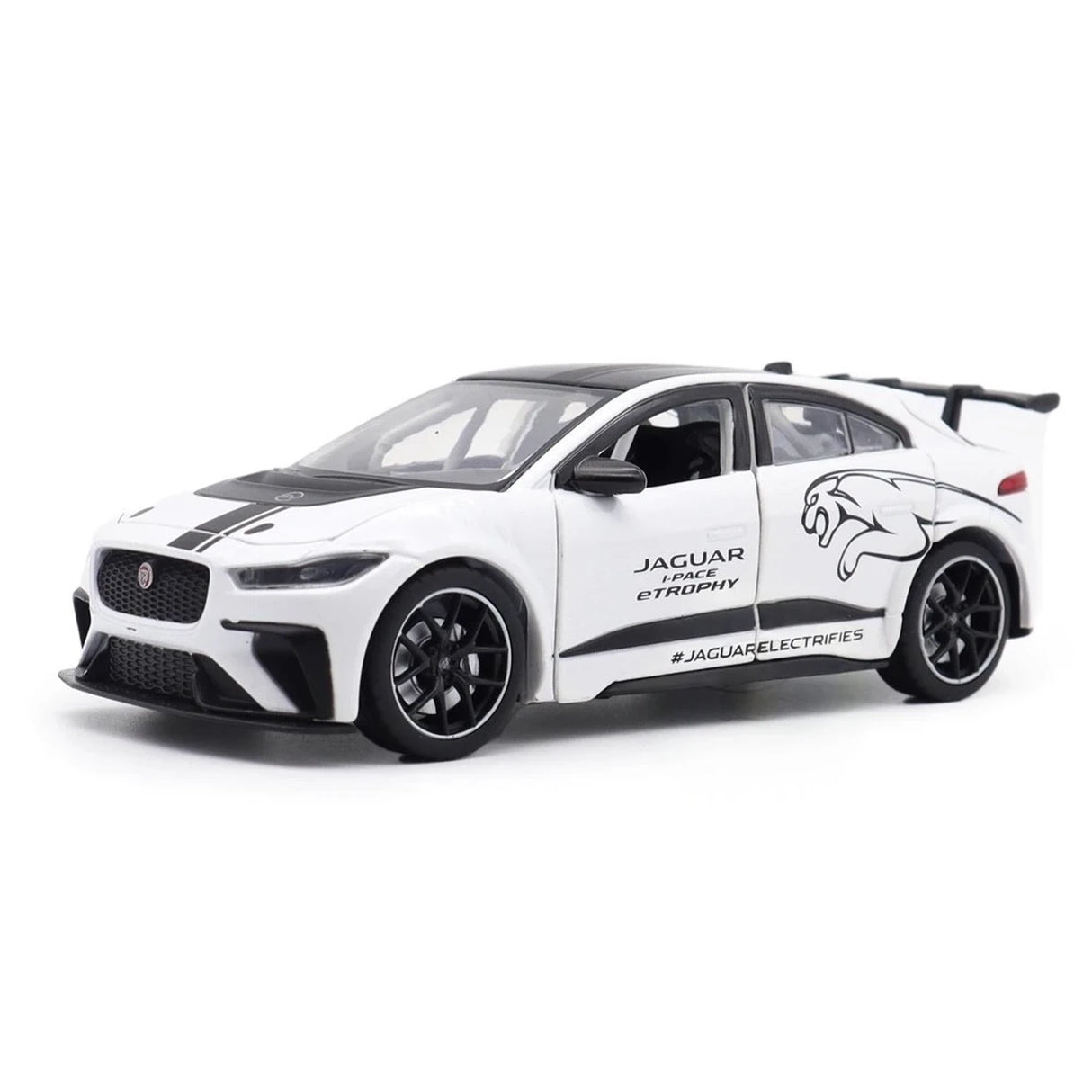 Jaguar 2018 I-Pace eTrophy White 1:32 – Diecast Display Model Die-Cast