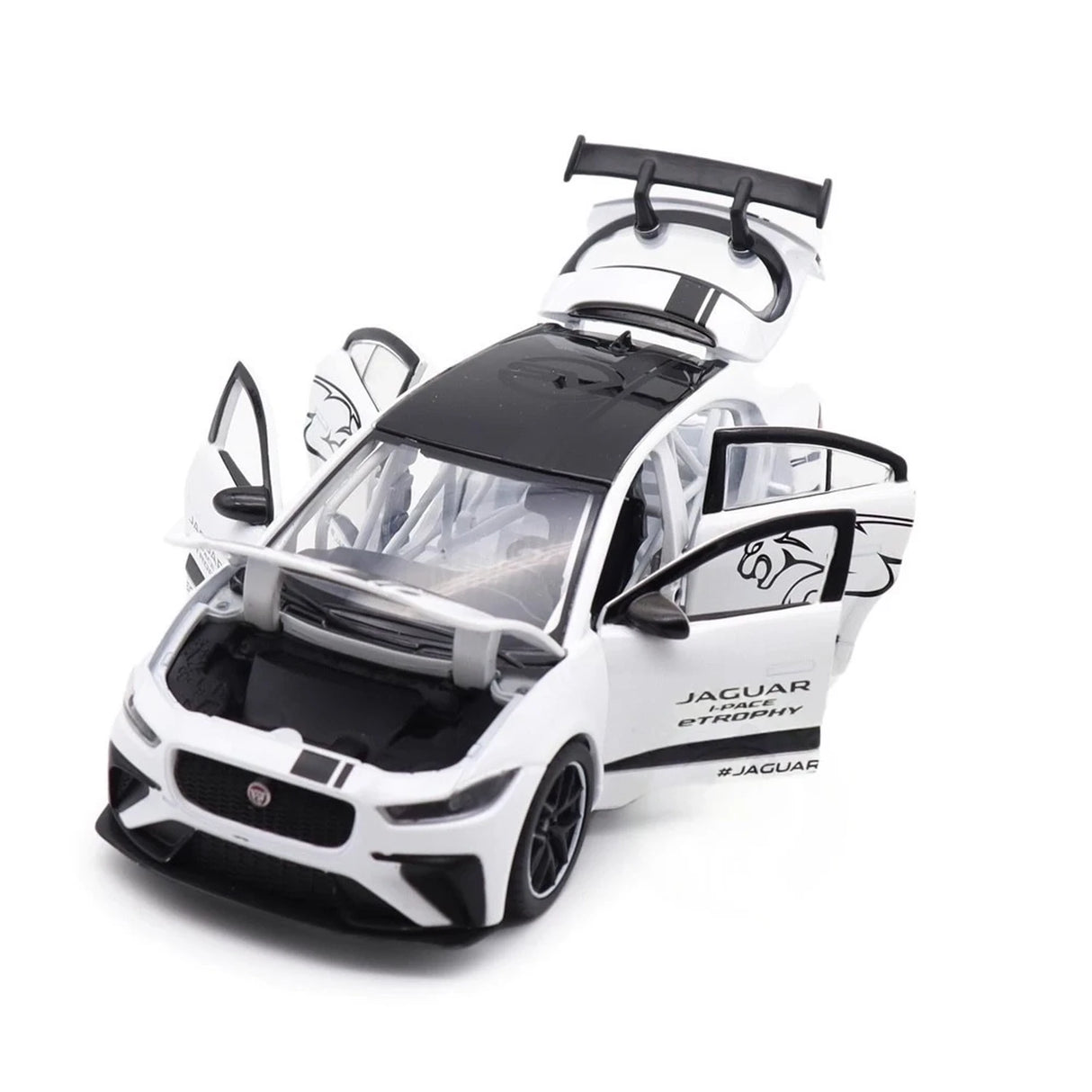 Jaguar 2018 I-Pace eTrophy White 1:32 – Diecast Display Model Die-Cast