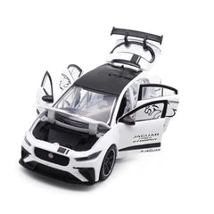 [TOY] 1:32 Jaguar 2018 I-Pace eTrophy White Model Car Die-Cast