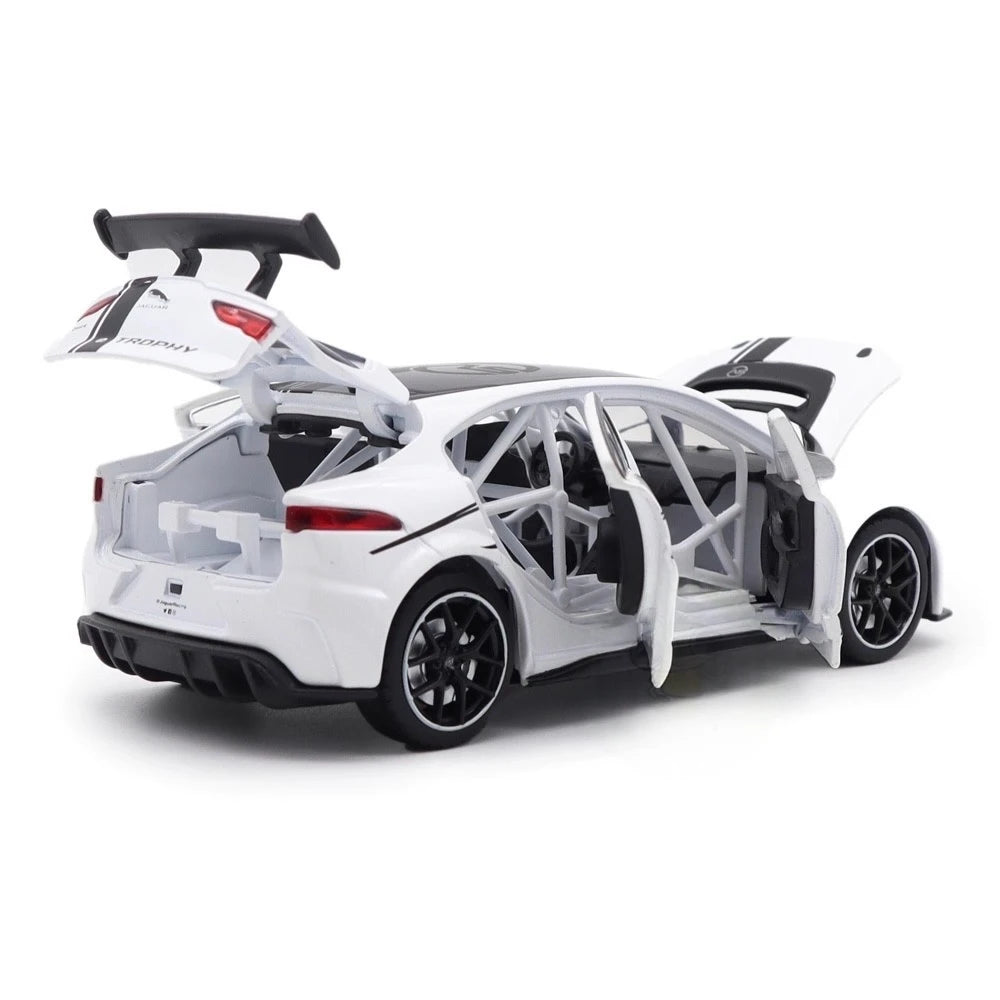 [TOY] 1:32 Jaguar 2018 I-Pace eTrophy White Model Car Die-Cast