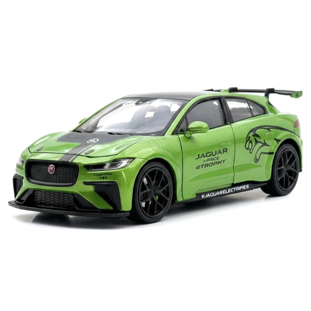 [TOY] 1:32 Jaguar 2018 I-Pace eTrophy Green Model Car Die-Cast