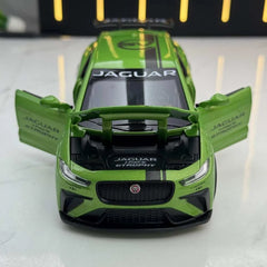 [TOY] 1:32 Jaguar 2018 I-Pace eTrophy Green Model Car Die-Cast