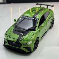 [TOY] 1:32 Jaguar 2018 I-Pace eTrophy Green Model Car Die-Cast