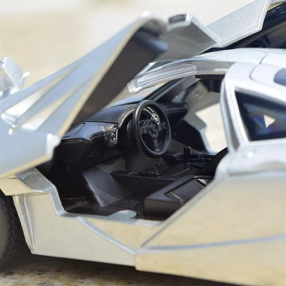 [TOY] 1:32 McLaren 1995 F1 XP5 Silver Model Car Die-Cast