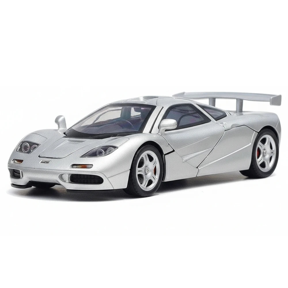[TOY] 1:32 McLaren 1995 F1 XP5 Silver Model Car Die-Cast