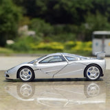 [TOY] 1:32 McLaren 1995 F1 XP5 Silver Model Car Die-Cast