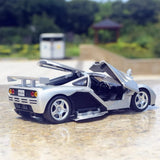 [TOY] 1:32 McLaren 1995 F1 XP5 Silver Model Car Die-Cast