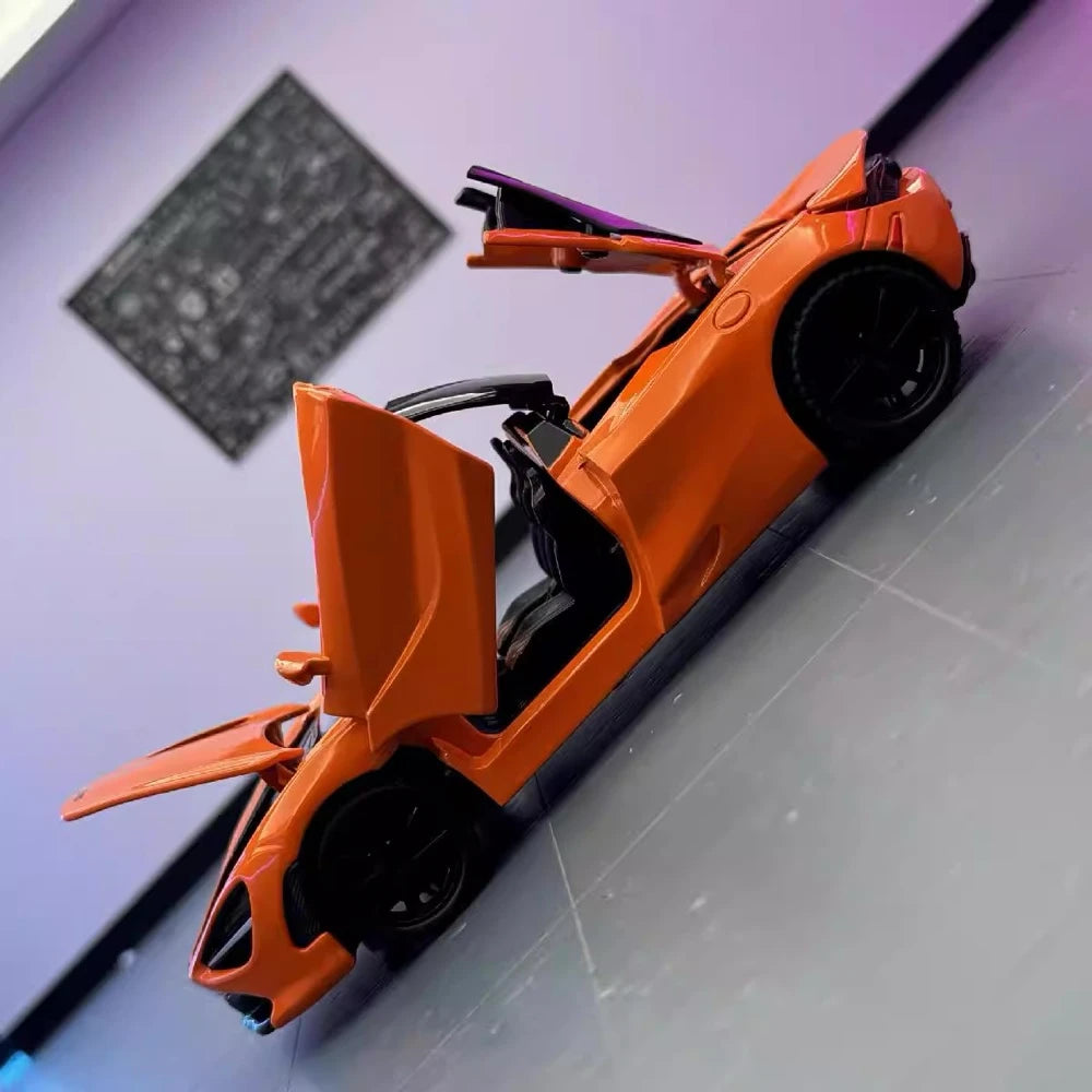 [TOY] 1:32 McLaren 2017 720S Orange Model Car Die-Cast