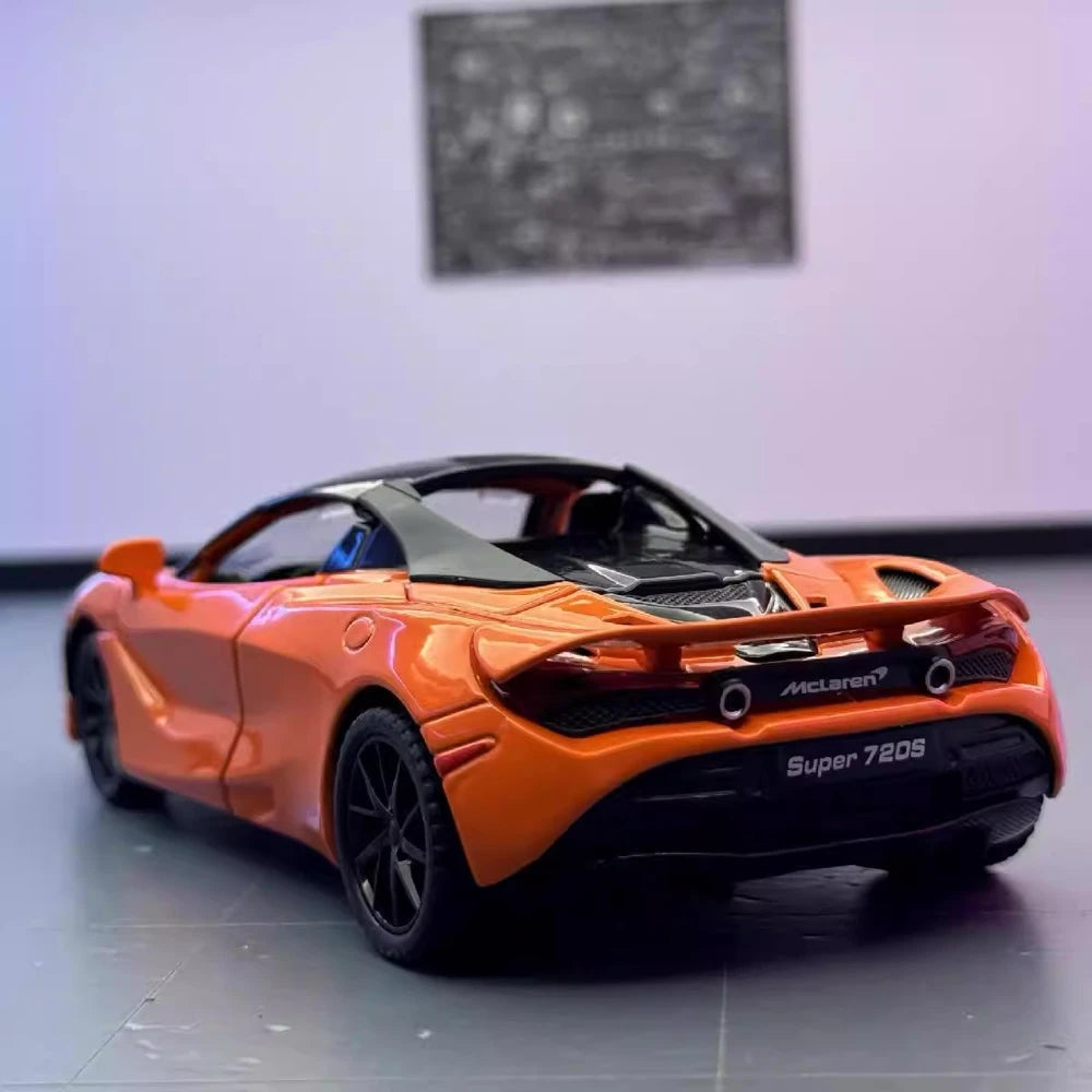 [TOY] 1:32 McLaren 2017 720S Orange Model Car Die-Cast