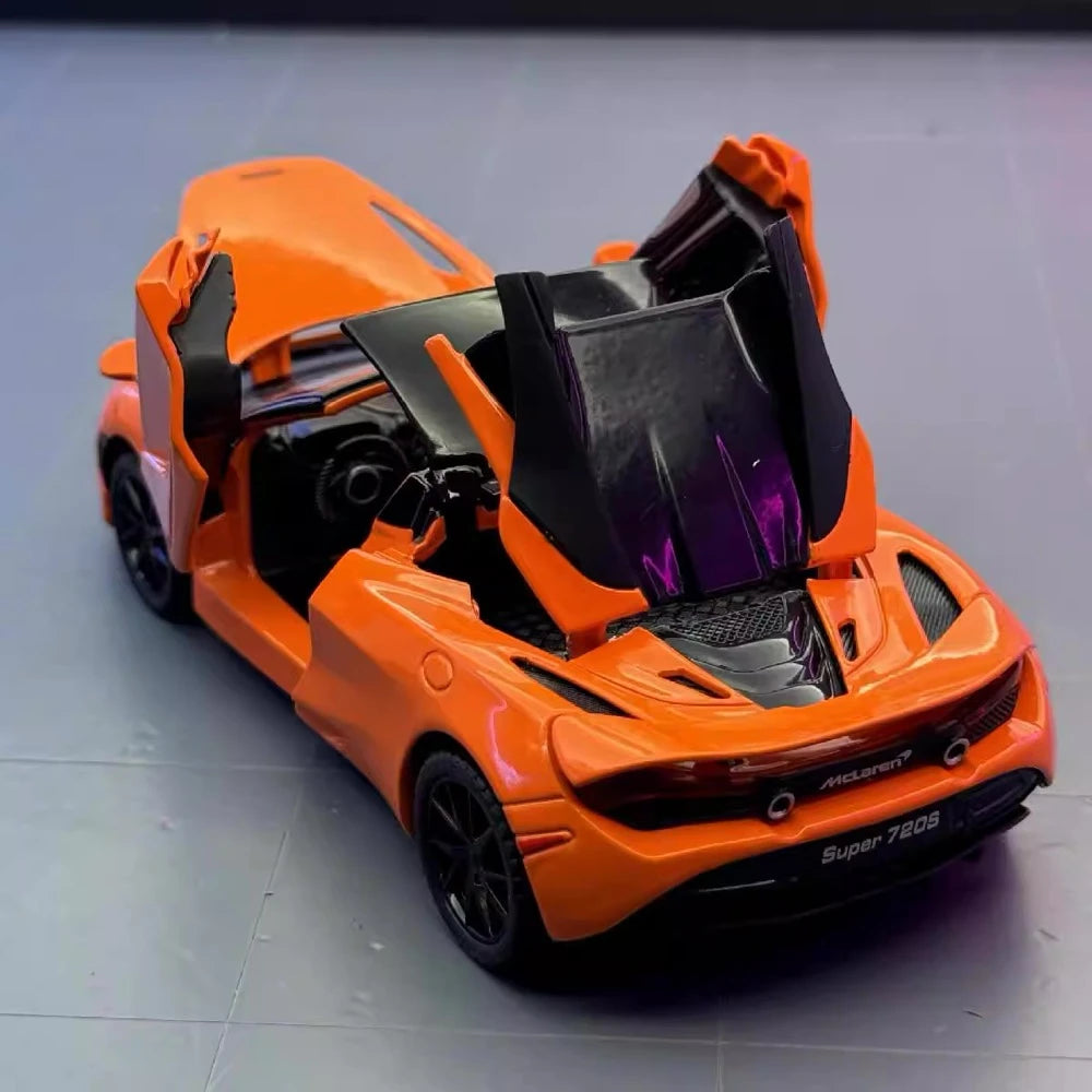 [TOY] 1:32 McLaren 2017 720S Orange Model Car Die-Cast