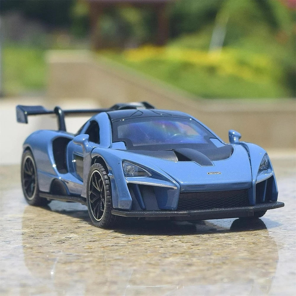 [TOY] 1:32 McLaren 2018 Senna Blue Model Car Die-Cast