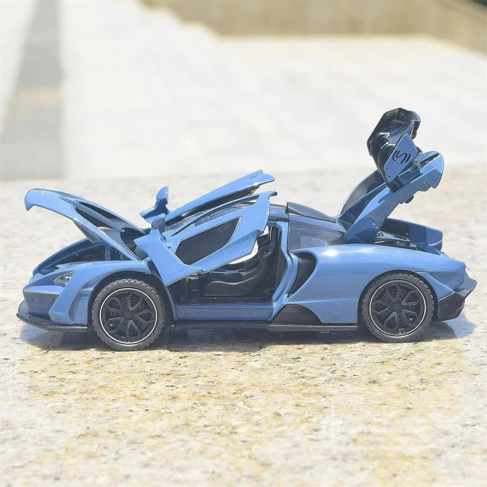 [TOY] 1:32 McLaren 2018 Senna Blue Model Car Die-Cast