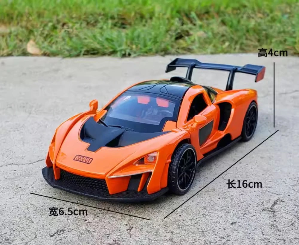 [TOY] 1:32 McLaren 2018 Senna Orange Model Car Die-Cast