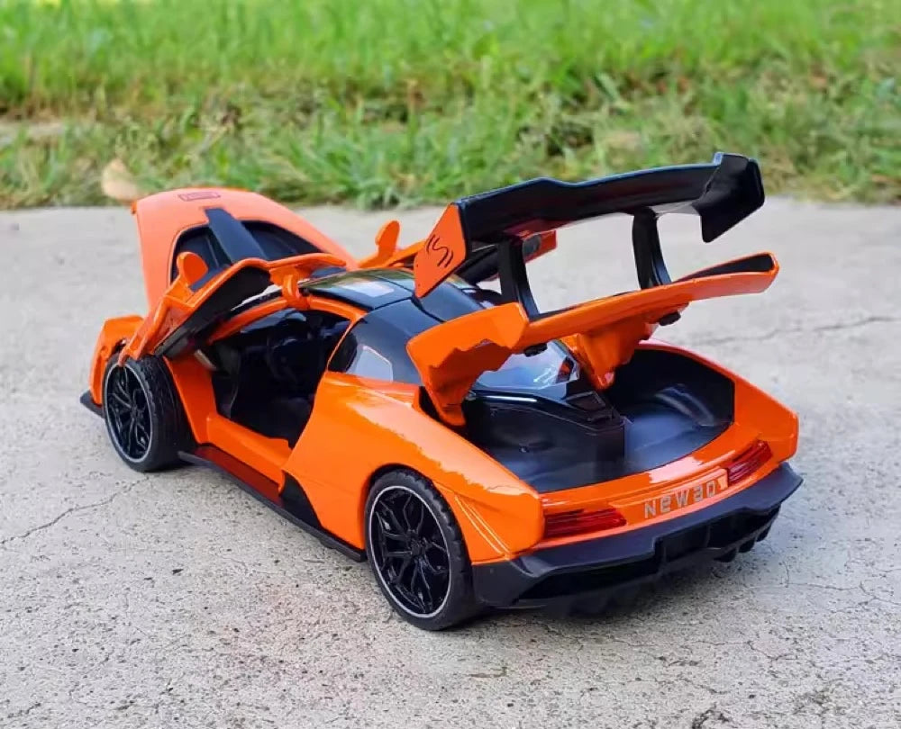 [TOY] 1:32 McLaren 2018 Senna Orange Model Car Die-Cast