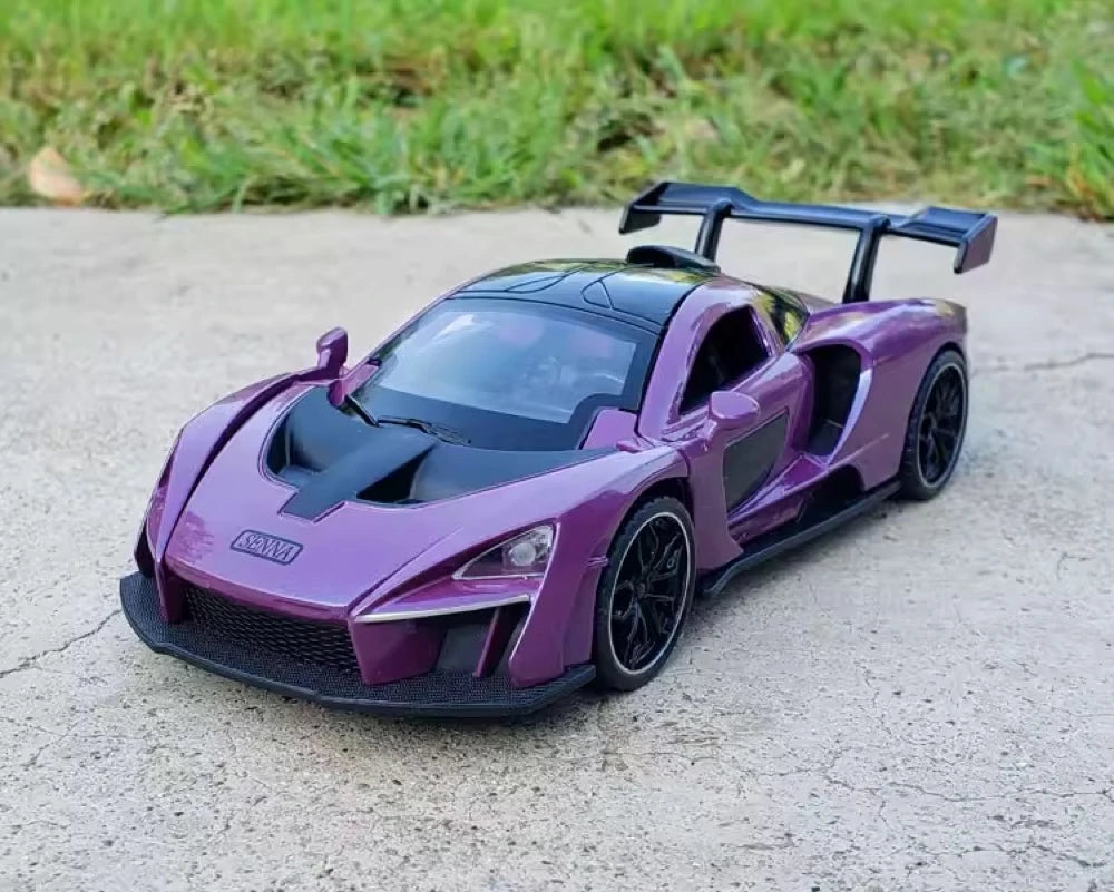 [TOY] 1:32 McLaren 2018 Senna Purple Model Car Die-Cast