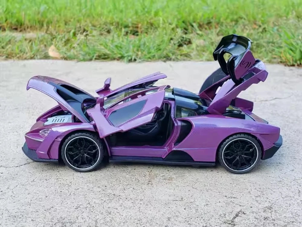 [TOY] 1:32 McLaren 2018 Senna Purple Model Car Die-Cast