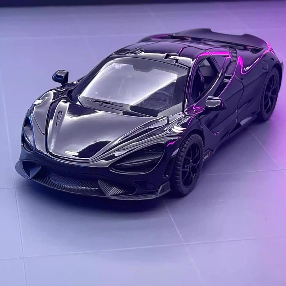 [TOY] 1:32 McLaren 2021 765LT Black Model Car Die-Cast