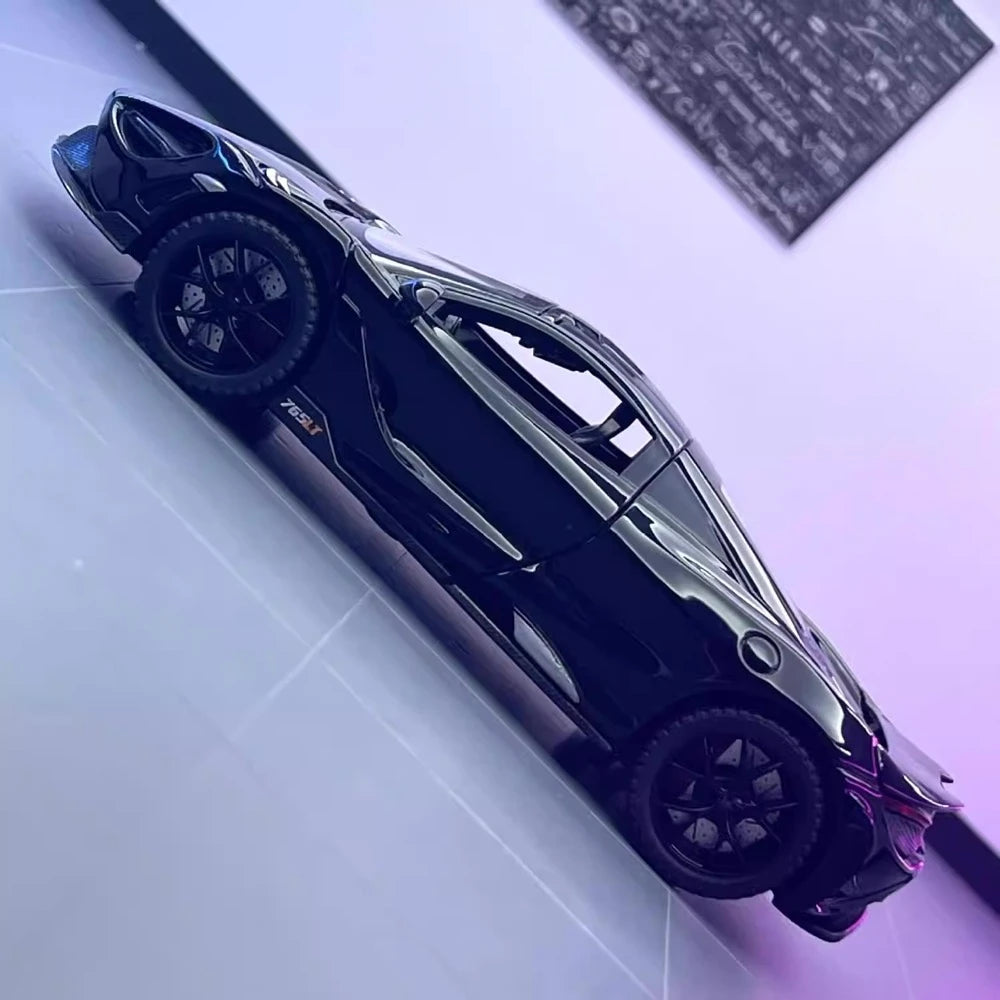 [TOY] 1:32 McLaren 2021 765LT Black Model Car Die-Cast