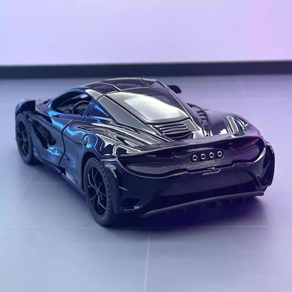 [TOY] 1:32 McLaren 2021 765LT Black Model Car Die-Cast
