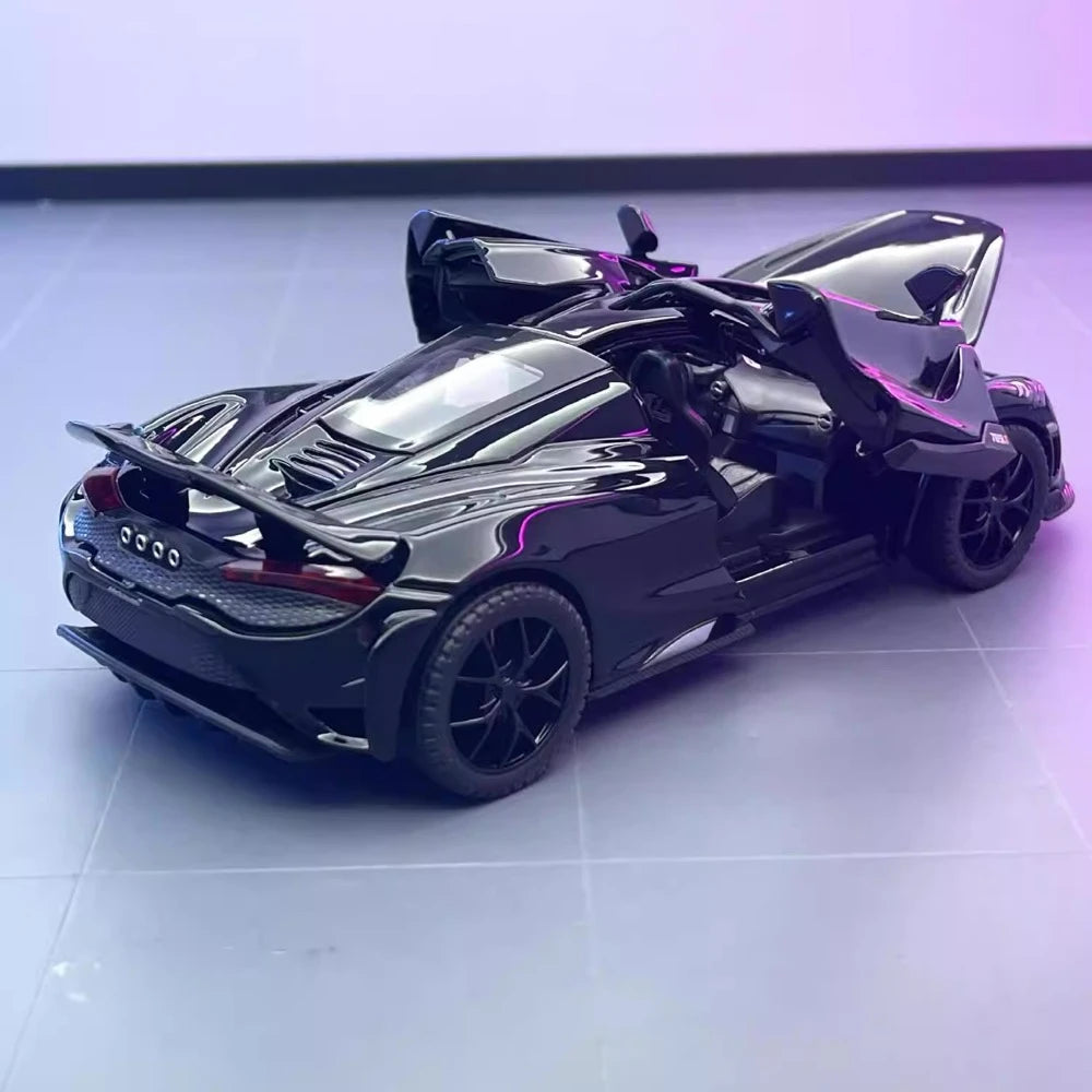 [TOY] 1:32 McLaren 2021 765LT Black Model Car Die-Cast