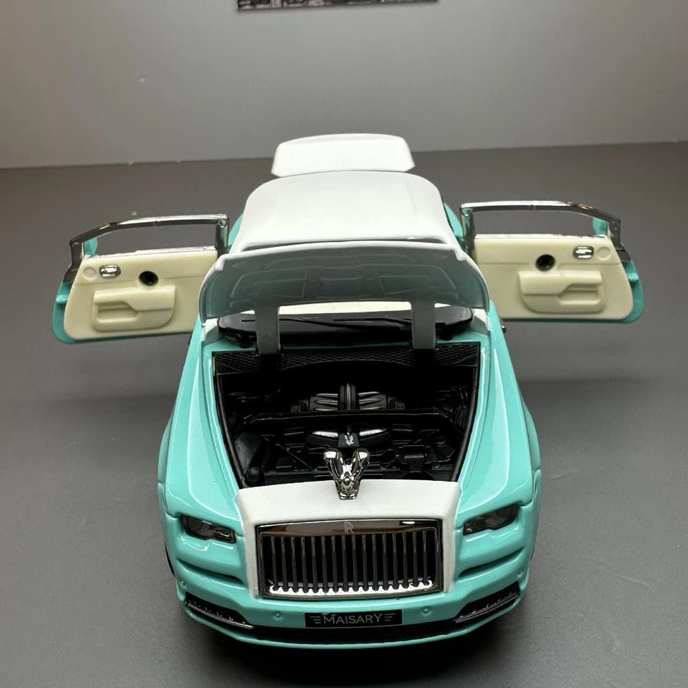 [TOY] 1:32 Rolls-Royce 2013 Wraith Mansory Blue Model Car Die-Cast