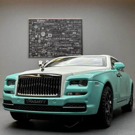 [TOY] 1:32 Rolls-Royce 2013 Wraith Mansory blå modellbil Die-Cast