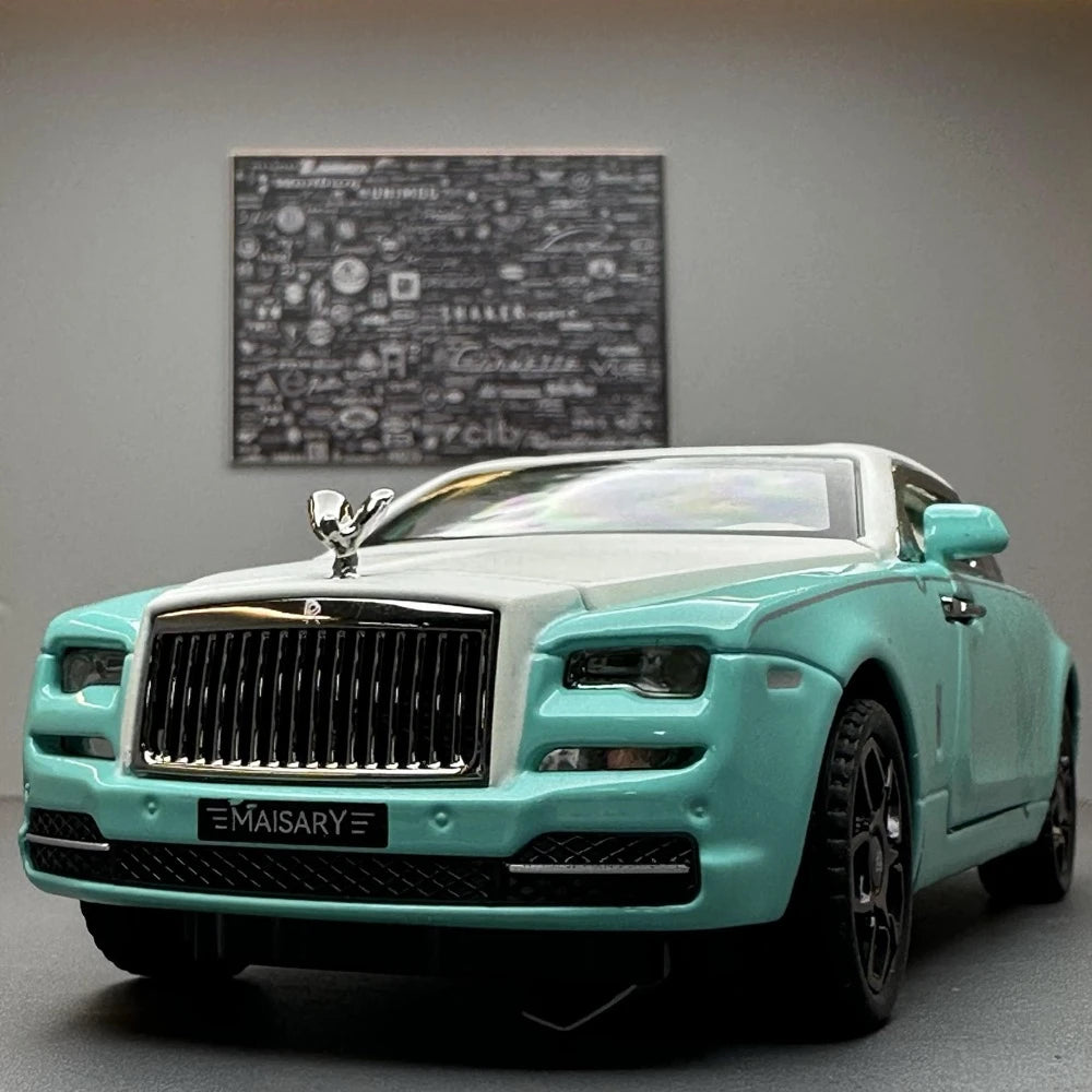 [TOY] 1:32 Rolls-Royce 2013 Wraith Mansory Blue Model Car Die-Cast