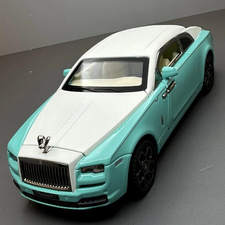 [TOY] 1:32 Rolls-Royce 2013 Wraith Mansory blå modellbil Die-Cast