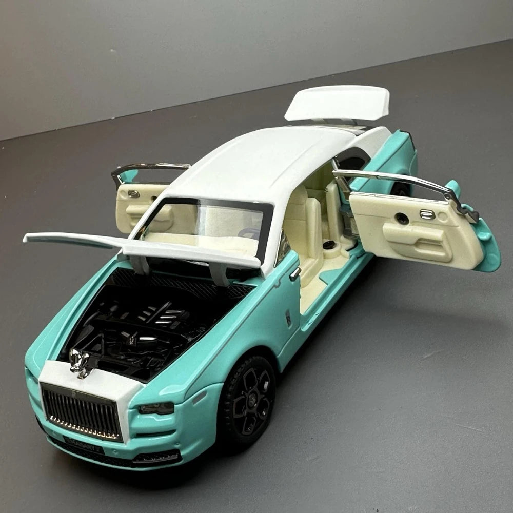 [TOY] 1:32 Rolls-Royce 2013 Wraith Mansory Blue Model Car Die-Cast