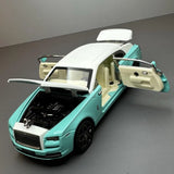 [TOY] 1:32 Rolls-Royce 2013 Wraith Mansory blå modellbil Die-Cast