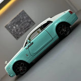 [TOY] 1:32 Rolls-Royce 2013 Wraith Mansory blå modellbil Die-Cast