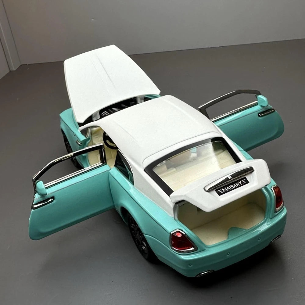 [TOY] 1:32 Rolls-Royce 2013 Wraith Mansory Blue Model Car Die-Cast