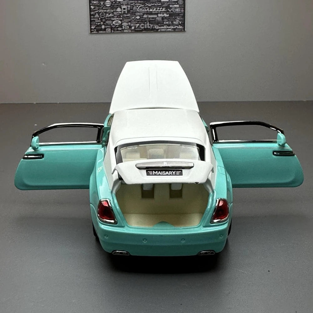 [TOY] 1:32 Rolls-Royce 2013 Wraith Mansory Blue Model Car Die-Cast