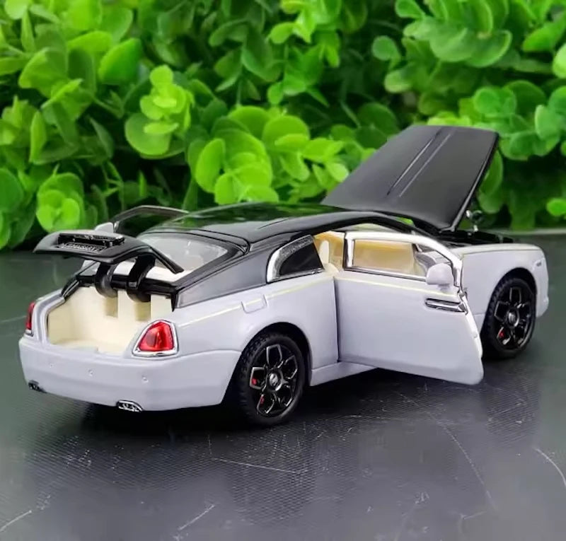 [TOY] 1:32 Rolls-Royce 2013 Wraith Mansory grigio modellino di auto Die-Cast