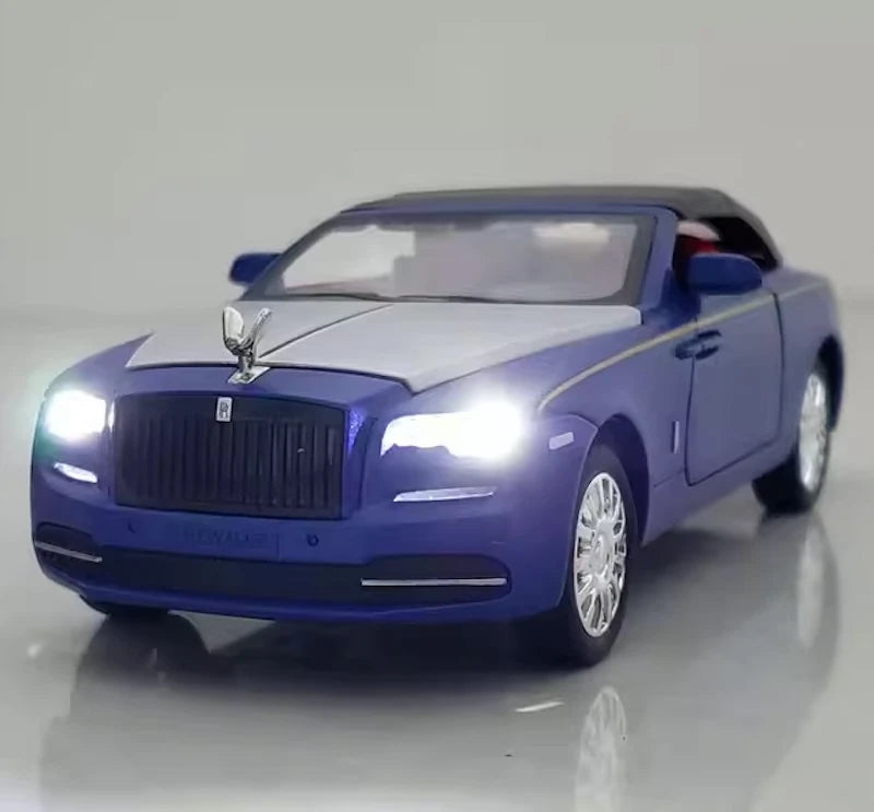 [TOY] 1:32 Rolls-Royce 2015 Dawn Blue Model Car Die-Cast
