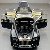 [TOY] 1:32 Rolls-Royce 2017 Phantom svart modellbil Die-Cast
