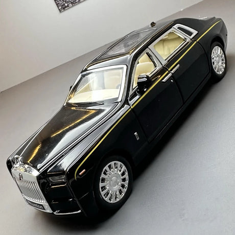 [TOY] 1:32 Rolls-Royce 2017 Phantom svart modellbil Die-Cast