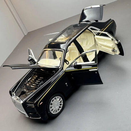 [TOY] 1:32 Rolls-Royce 2017 Phantom svart modellbil Die-Cast