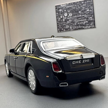 [TOY] 1:32 Rolls-Royce 2017 Phantom svart modellbil Die-Cast