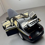 [TOY] 1:32 Rolls-Royce 2017 Phantom svart modellbil Die-Cast