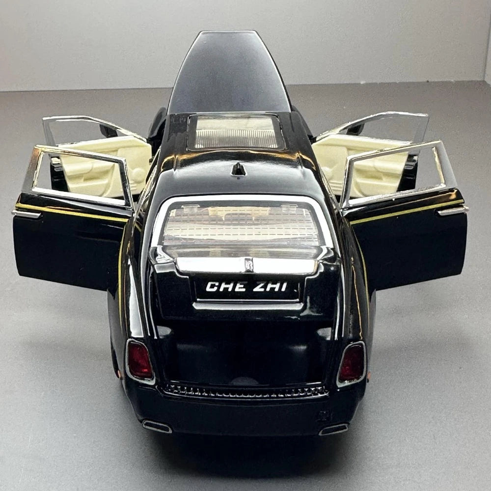[TOY] 1:32 Rolls-Royce 2017 Phantom svart modellbil Die-Cast
