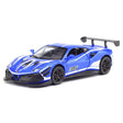 [TOY] 1:32 Ferrari 2019 488 Challenge EVO Blue Model Car Die-Cast