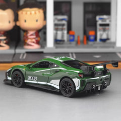 [TOY] 1:32 Ferrari 2019 488 Challenge EVO Green Model Car Die-Cast